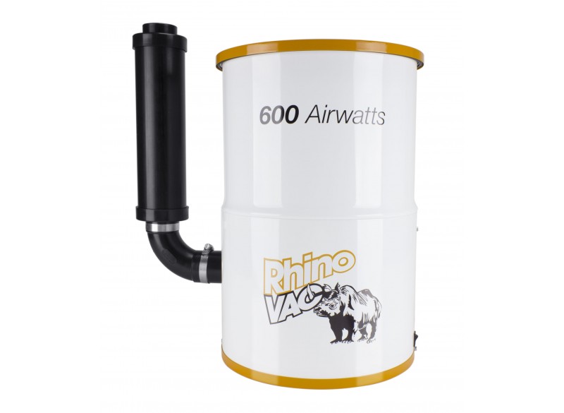 Aspirateur central compact de RhinoVac - 600 watts-air